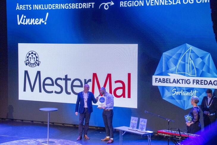 Region Mandal/Lindesnes fikk også prisen Årets Fabelaktige, som er en pris som gjelder for hele Sørlandet og hvor vinneren ble Tor Helge Kjellby fra Gårdsdrift AS.