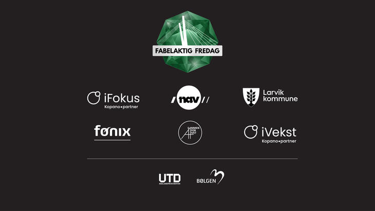 bilde av alle logoene til arrangører av fokus, ivekst, sammen for livet, NAV larvik, Fønix og Larvik kommune